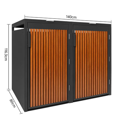 PANELO Mülltonnenbox 2er