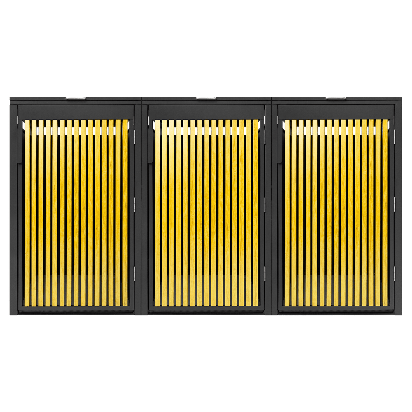 PANELO Mülltonnenbox 3er Eiche hell