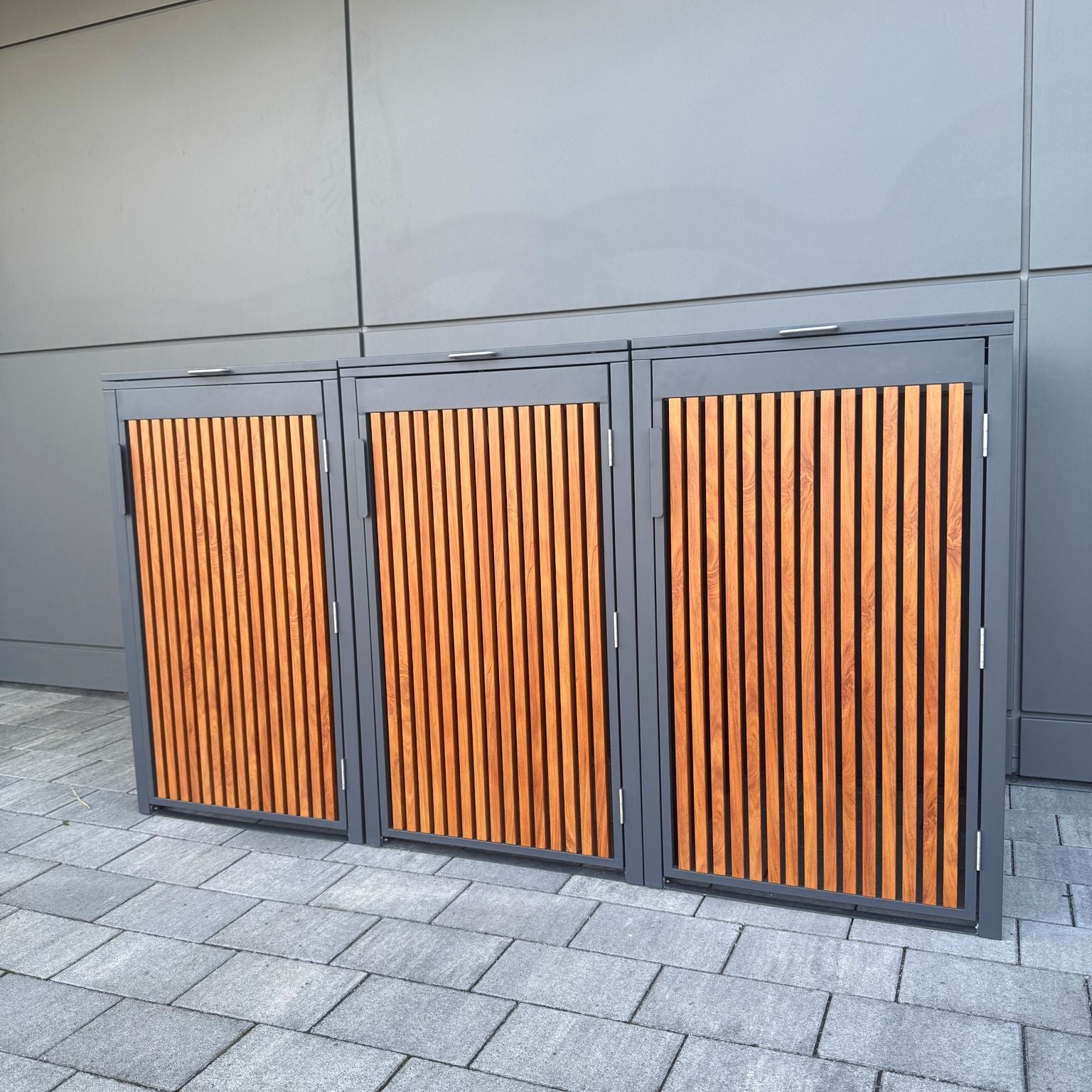 PANELO Mülltonnenbox 3er