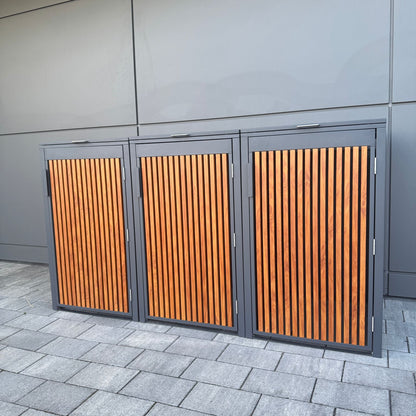 PANELO Mülltonnenbox 3er