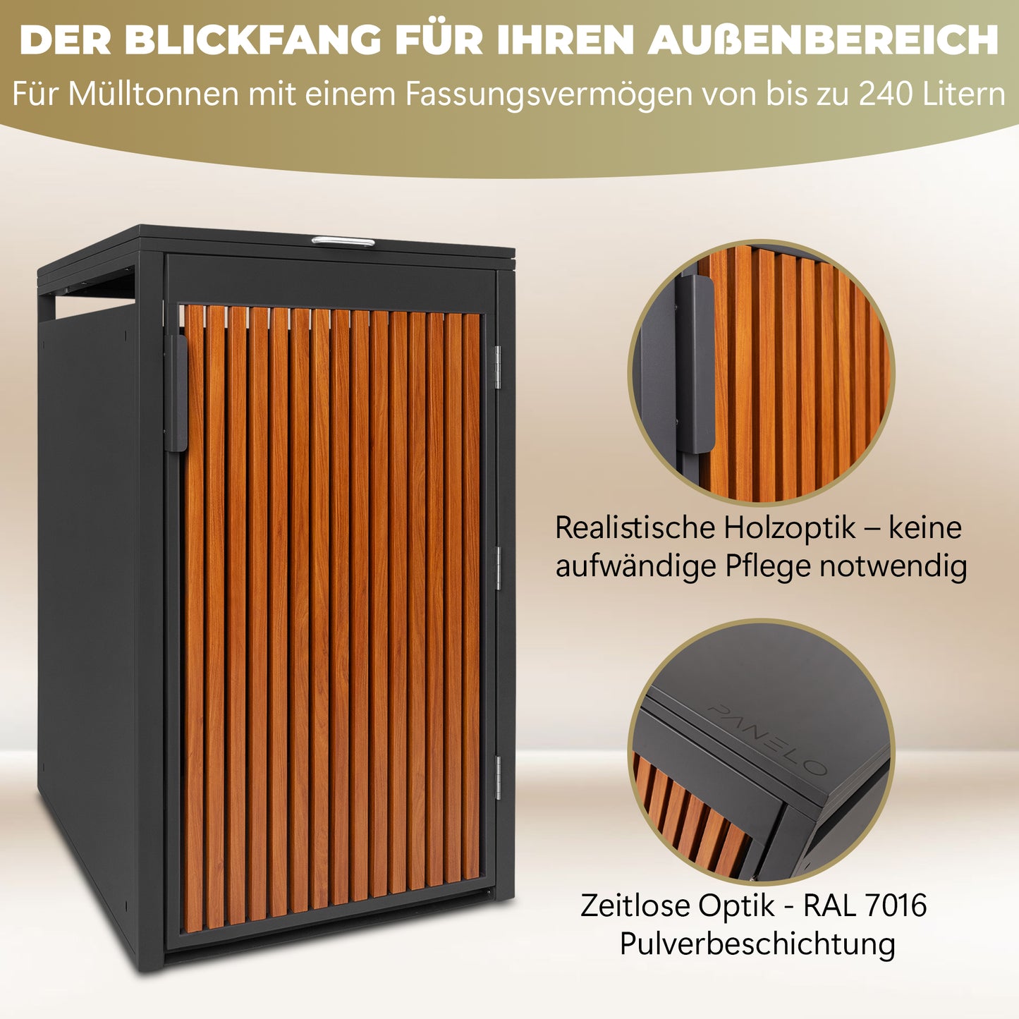 PANELO Mülltonnenbox Details