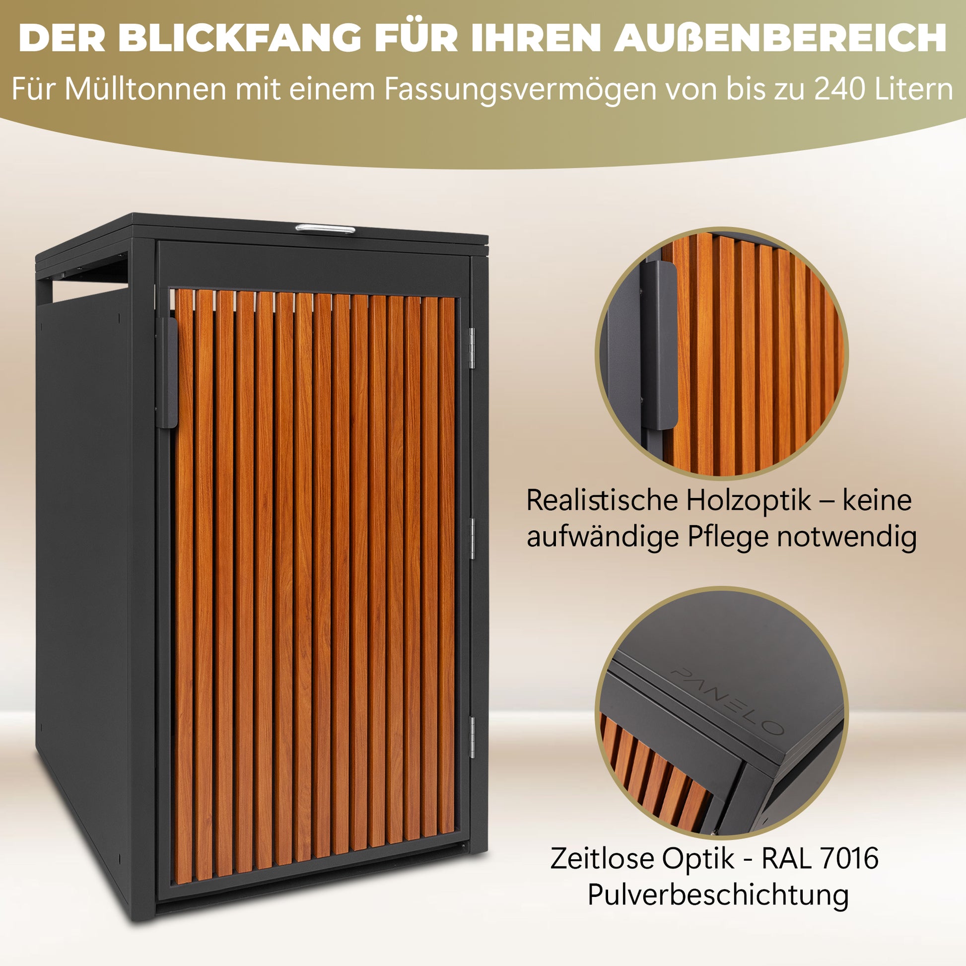 PANELO Mülltonnenbox Details